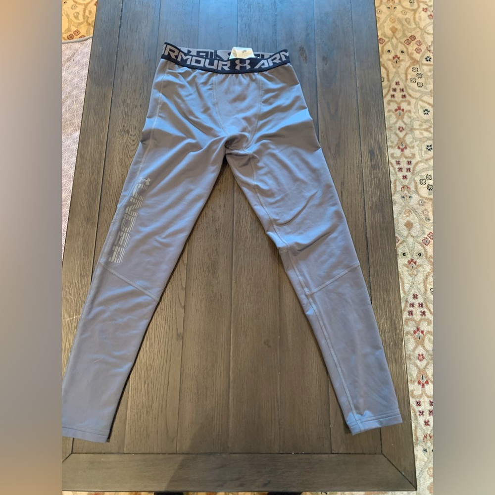 Youth large under armor grey leggings